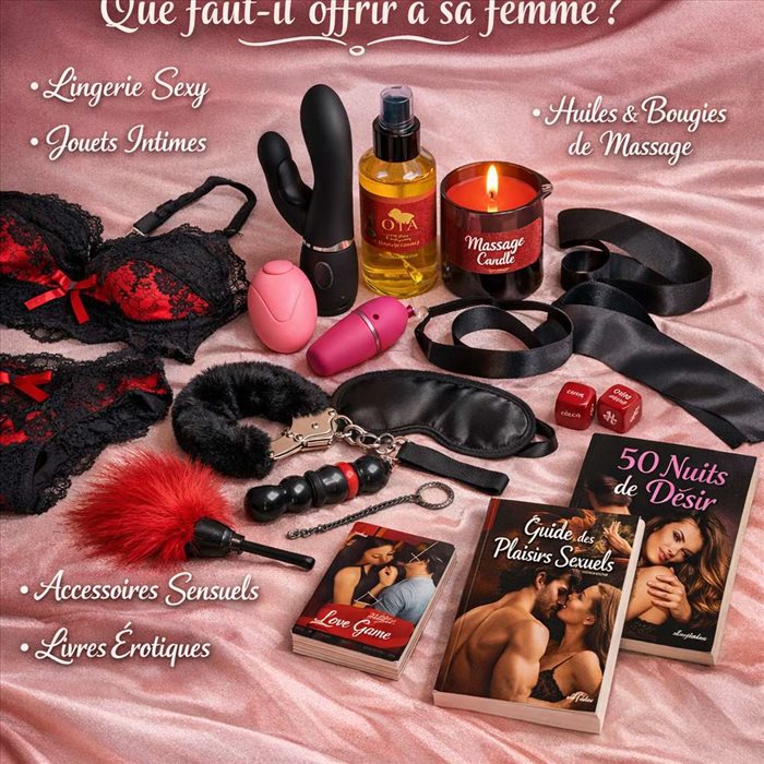 Cadeaux coquins : que faut-il offrir à sa femme??  