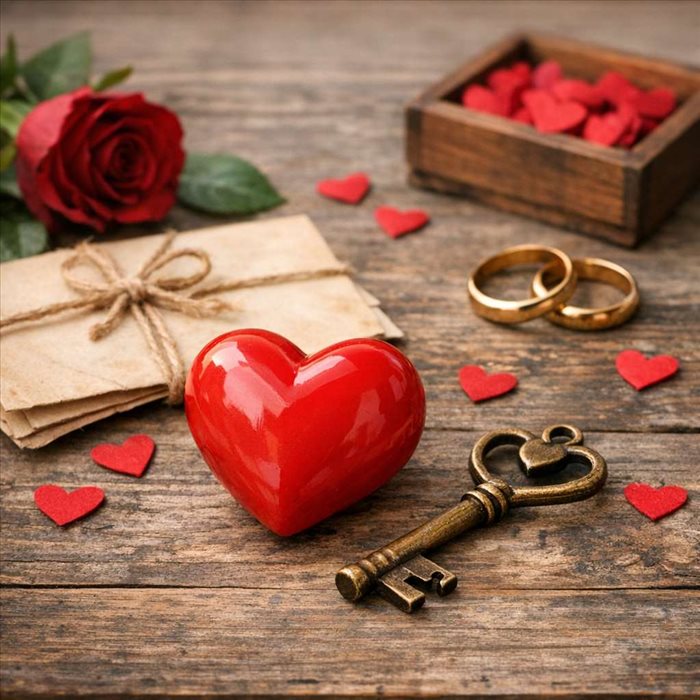 Symbole de l'amour : origine et signification du cœur à la rose